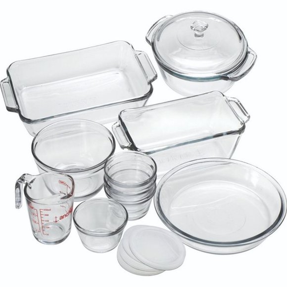 ANCHOR HOCKING 15-Pc. Oven Basics Bakeware Set